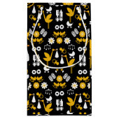 双子の出産おめでとうステッカー スモールペーパーバッグ (裏面)