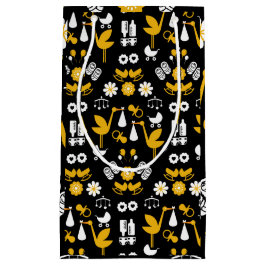 双子の出産おめでとうステッカー スモールペーパーバッグ