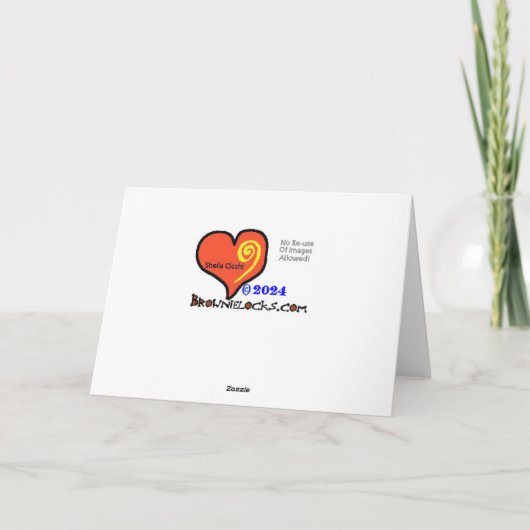 双子の出産を控えた母親のための母の日カード カード (裏面)