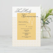 双子の初めての聖体拝領 招待状 (スタンド正面)