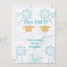 双子の卒業パーティースパーカーの卒業