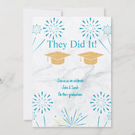 双子の卒業パーティースパーカーの卒業 シーズンカード