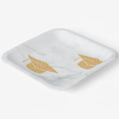 双子の卒業パーティープレート ペーパープレート (傾斜あり)