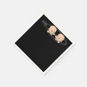 双子の双子のお母さん双子の妊娠のお母さん スタンダードカクテルナプキン (角)