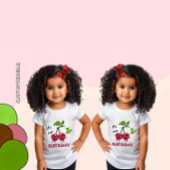 双子の女の子たち チェリー ベビーボディスーツ