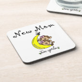 双子の女の子の新しいママのプレゼント コースター (左側)