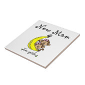 双子の女の子の新しいママのプレゼント タイル (側面)