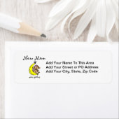 双子の女の子の新しいママのプレゼント ラベル (インサイチュ)