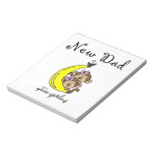 双子の女の子の新しい父の贈り物 ノートパッド (回転)