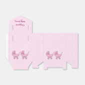 双子の女の子の水玉模様 – お気に入りボックス フェイバーボックス (折り畳みなし)