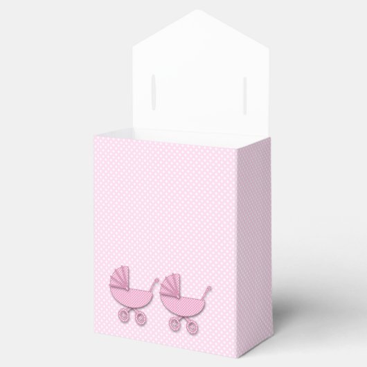 双子の女の子の水玉模様 – お気に入りボックス フェイバーボックス (オープン)