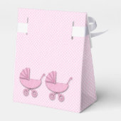 双子の女の子の水玉模様 – お気に入りボックス フェイバーボックス (裏面サイド)