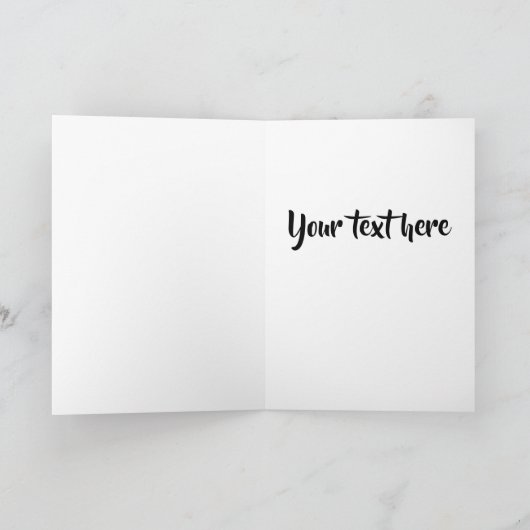 双子の女の子ピンクの出産のお知らせ カード (内部)