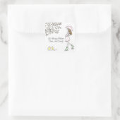 双子の妊娠の発表 スクエアシール (バッグ)