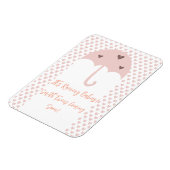 双子の妊娠を知らせるマグネット「It's Raining Twins」 マグネット (左側)