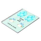 双子の妊娠日記 ノートブック (左側)