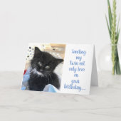 **双子の妹よ** あなたの誕生日の願いと約束 カード (正面)