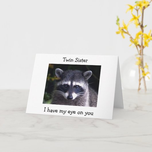 双子の姉妹は私のハートを持最高のっている カード (黄色い花)