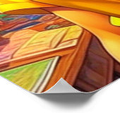 双子の姉妹 |アニメ女子 ポスター (角)