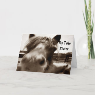 ***双子の姉妹*** 40歳の誕生日ユーモア カード