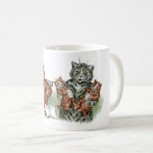 双子の子猫漫画 コーヒーマグカップ (正面右)