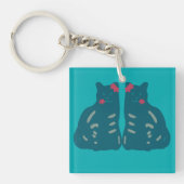 双子の子猫 キーホルダー (正面)