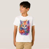 双子の子猫 Tシャツ (正面フル)