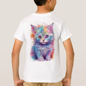 双子の子猫 Tシャツ (裏面)