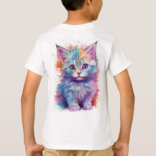 双子の子猫 Tシャツ (裏面)