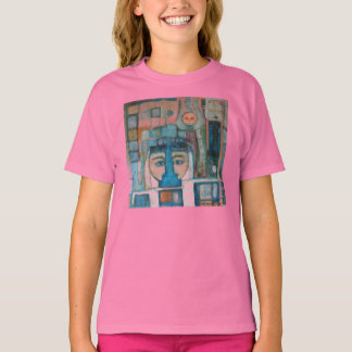 双子の子考えどものTシャツ Tシャツ