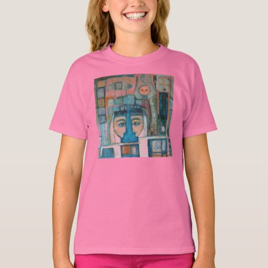 双子の子考えどものTシャツ Tシャツ (正面)