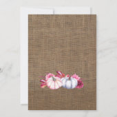 双子の宗教的サンキューカードとカボチャ サンキューカード (裏面)