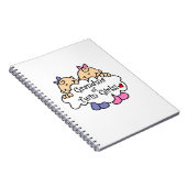 双子の少女のおばあちゃんプレゼント ノートブック (右側)