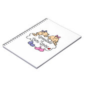 双子の少女のおばあちゃんプレゼント ノートブック (左側)