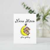 双子の少女の新しい母のTシャツとギフト ポストカード (スタンド正面)