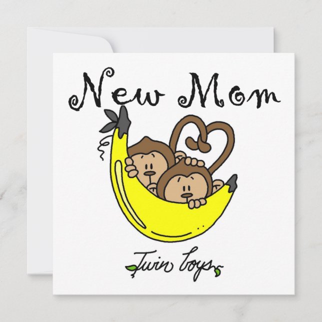 双子の少年たち新しい母の贈り物 (正面)