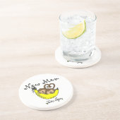 双子の少年たち新しい母の贈り物 コースター (側面)