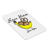 双子の少年たち新しい母の贈り物 マグネット (右側)