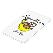 双子の少年たち新しい母の贈り物 マグネット (左側)