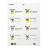 双子の少年たち新しい母の贈り物 ラベル (フルシート)