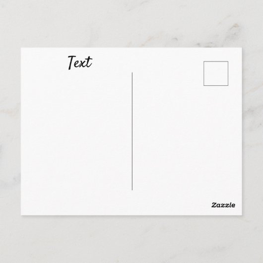 双子の少年と雨の妖精の誕生日ポストカード ポストカード (裏面)