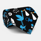 双子の少年の茎の配達ブルー ネクタイ (ロール)