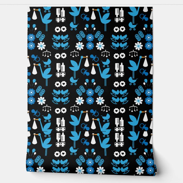 双子の少年の茎の配達ブルー 壁紙 (ほどく)