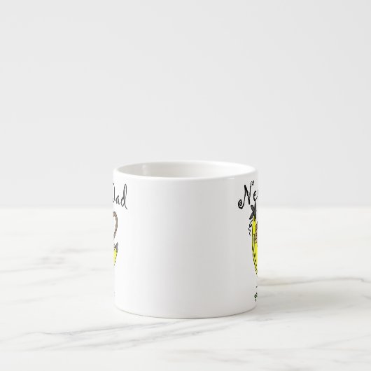 双子の少年サル新しい父の贈り物 エスプレッソカップ (正面)