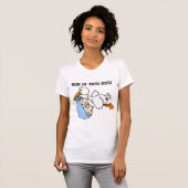 双子の少年ママ – コウノトリTシャツとギフト Tシャツ (正面フル)