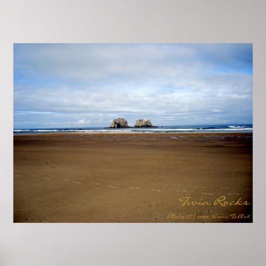 双子の岩 ポスター (正面)