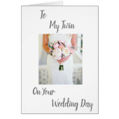 ***双子の愛****結婚式の日*** (正面)