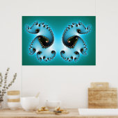 双子の抽象芸術ポスター ポスター (キッチン)