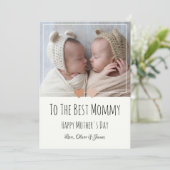 双子の最初の母の日のカード シーズンカード (スタンド正面)