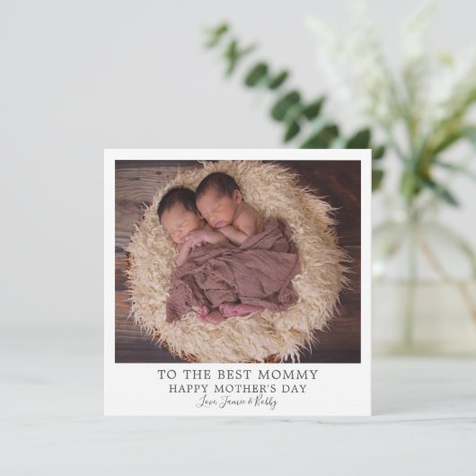 双子の最初の母の日 シーズンカード (スタンド正面)